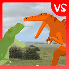 T-Rex Fights Spinosaurus
