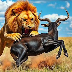 Wild Lion: Lion Simulator Game